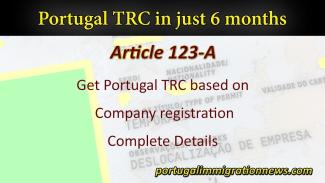 Embedded thumbnail for Portugal Quick TRC Process by Registering Company | Article 123-A